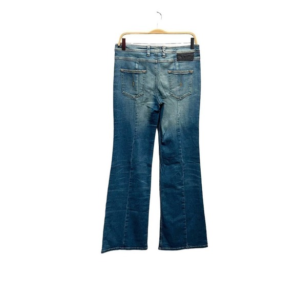 Neil Barrett Flare Blue Jeans‎ Low Rise Size 27 - Picture 8 of 10